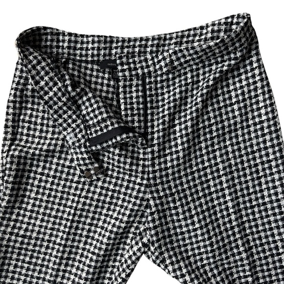 Autres Filles Black and White Tweed Skirt Houndstooth Pattern Size Medium - Picture 4 of 4